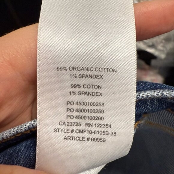 Aritzia Denim Forum The Arlo High Rise Straight Jean size 25 - Picture 8 of 9